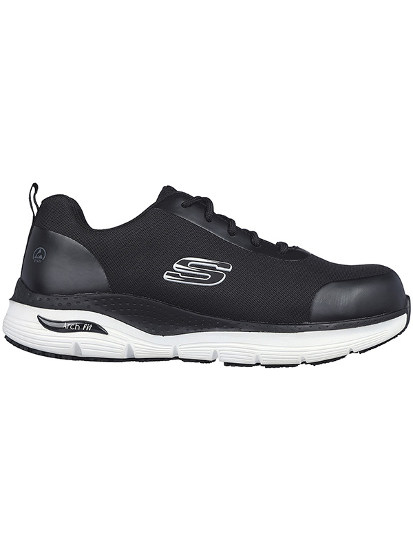 Skechers Ringstap S3 23808 (Outlet) | Zwart/Wit | 41