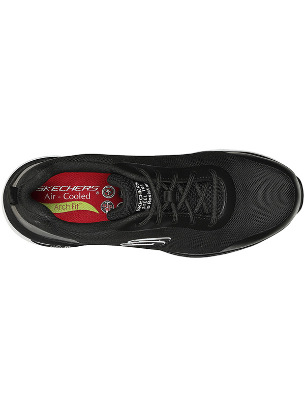 Skechers Ringstap S3 23808 (Outlet) | Zwart/Wit | 41