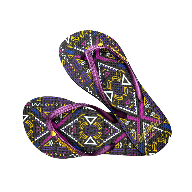 BeachyFeet Dames Teenslippers Ceuti (Outlet) | Paars | 41/42