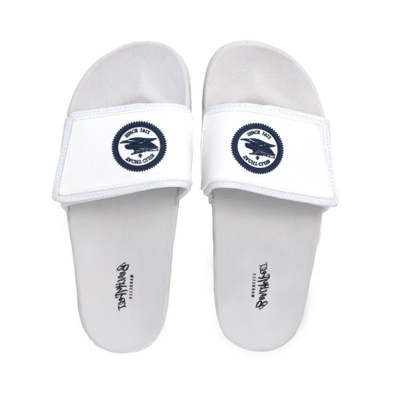 BeachyFeet Heren Strandslipper Slides Club Maritimo (Outlet) | Wit | 41/42