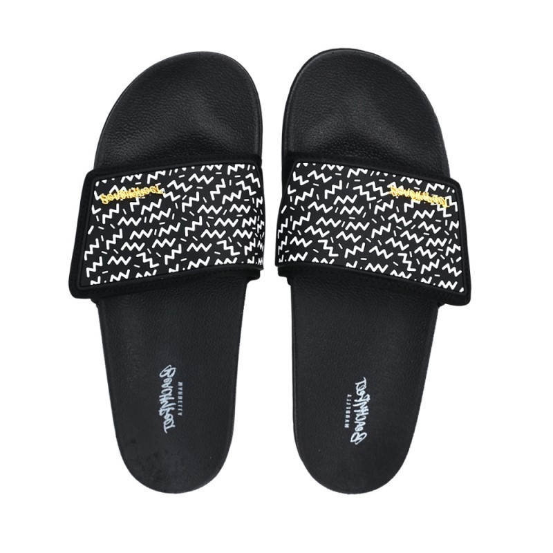 BeachyFeet Dames Poolside Slides Luces De Neon (Outlet) | Zwart | 35/36