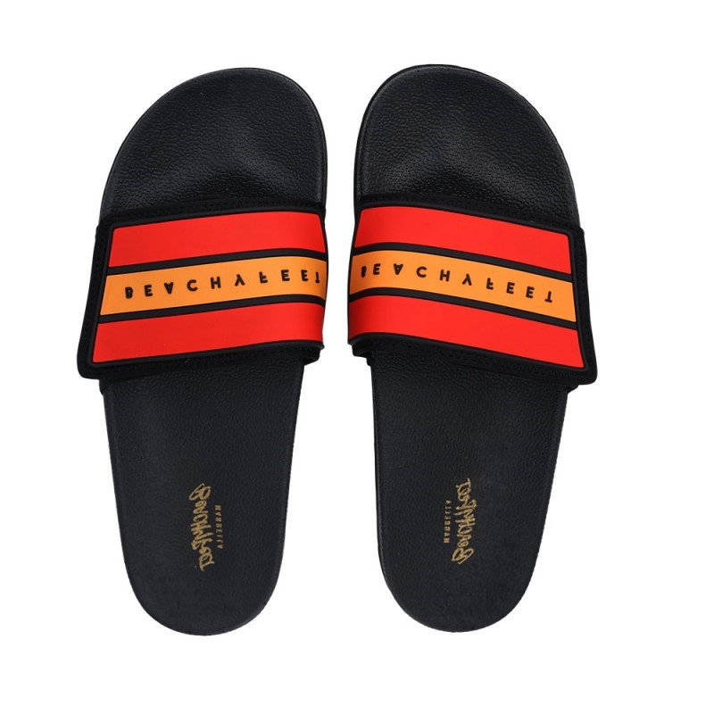 BeachyFeet Dames Poolside Slides Vibras De Espana (Outlet) | Zwart | 35/36