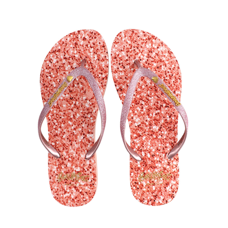 BeachyFeet Dames Teenslippers Rose Shimmer (Outlet) | Roze | 41/42