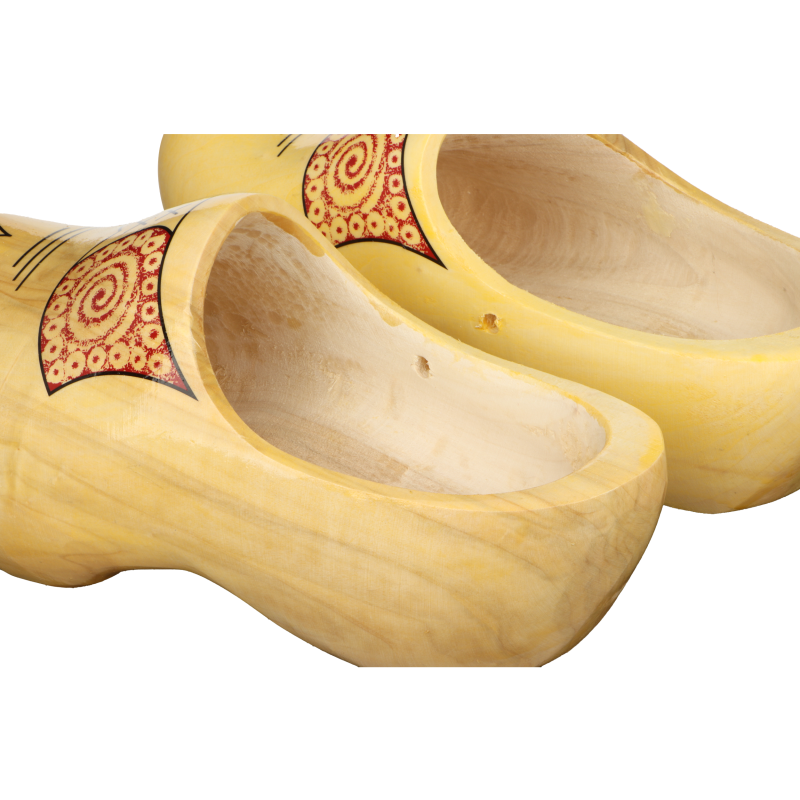 Import Houtenklomp Populier (Outlet) | Geel | 25-26 (16 cm)