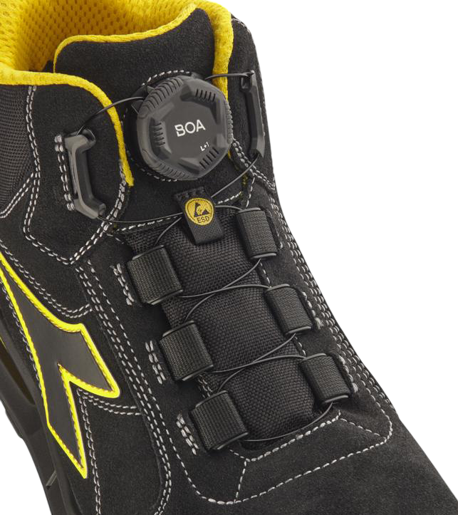 Diadora Run Net AB MSTR BOA Mid S3S 182533 (Outlet) | Zwart | 42