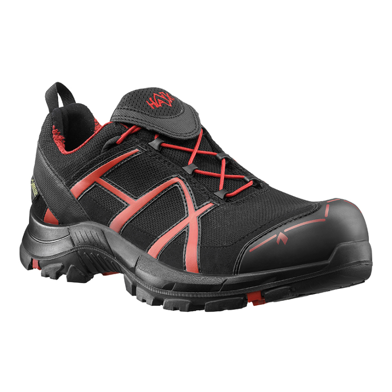 Haix Black Eagle Safety 40.1 Schoen Laag 610002 S3 (Outlet) | Zwart/Rood | 40 (UK6.5)