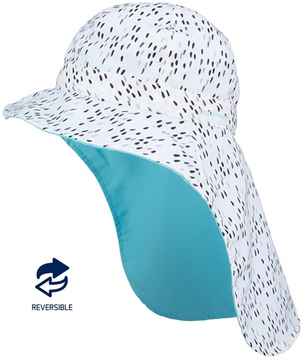 UV hoed met achterflap 23CV Kids (Outlet) | Blauw | One Size