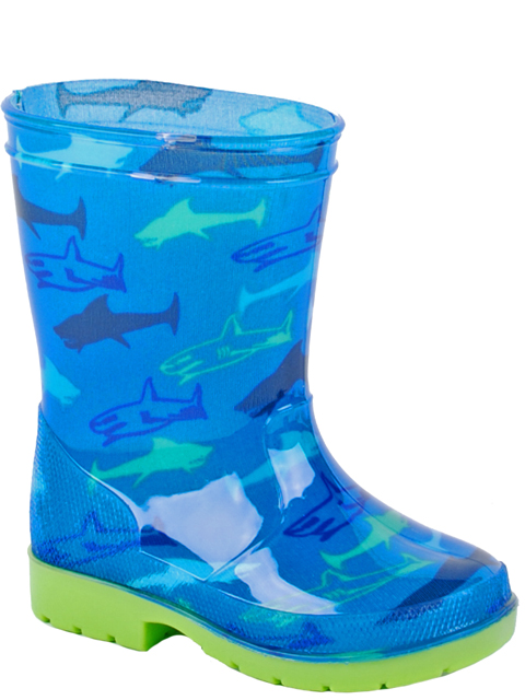 Import Kinderlaars Haai PVC (Outlet) | Blauw | 30