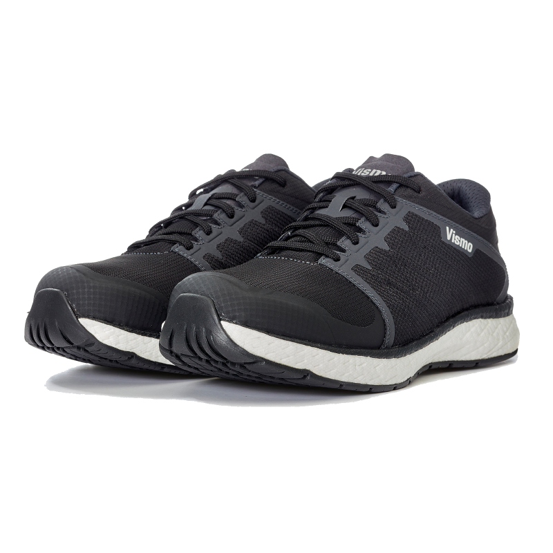 Vismo EJ37 S1P Laag veter Sportief | Zwart | 36