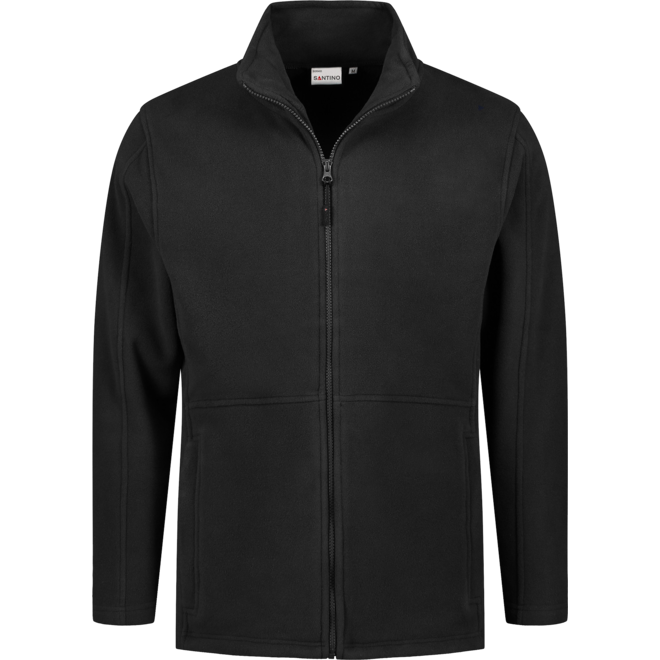 Santino Fleecejas Bormio | Zwart | 2XL