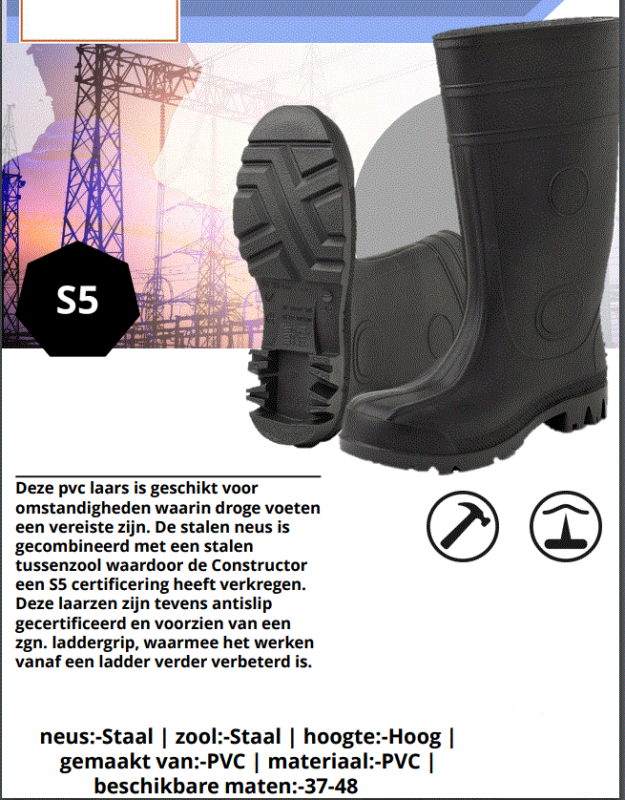 GP10 Constructor Laars S5 (Outlet) | Zwart | 37