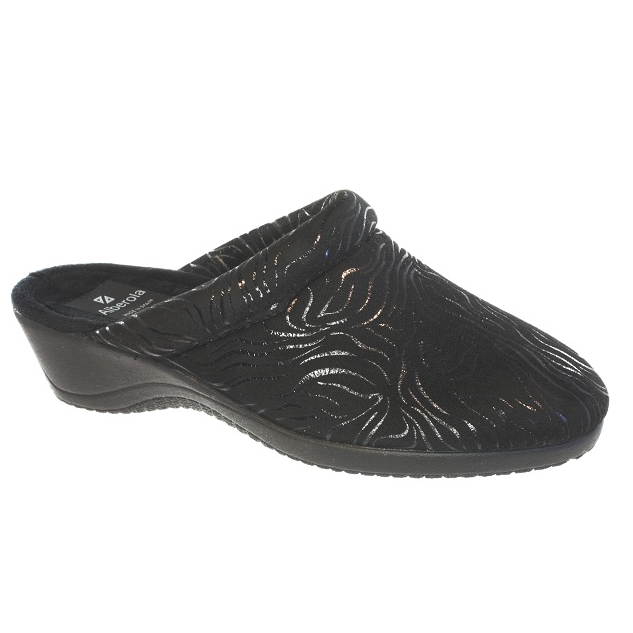 Alberola Muil met hakje en kraag K241028-1 | Zwart | 36