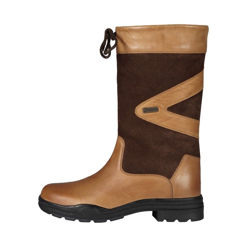 Horka Leren Laars Greenwich Gevoerd 146270 Zand (Outlet) | Zand 98 | 39